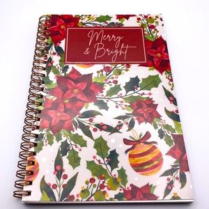 New ‘merry & bright’ spiraled notebook